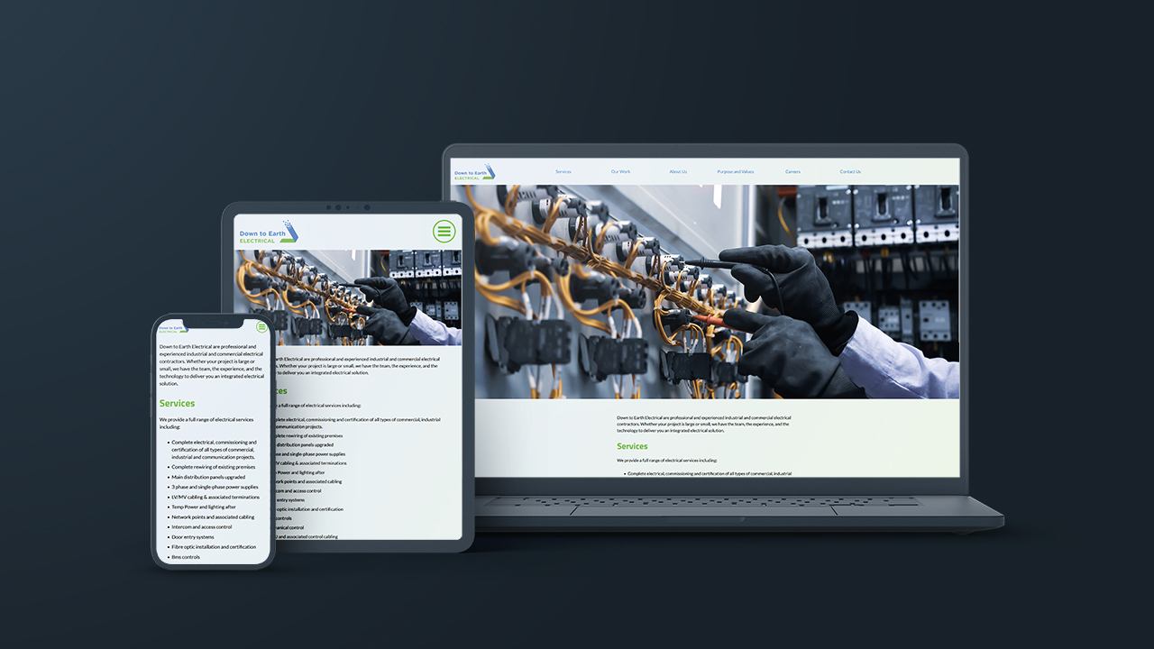 portfolio picture of a website
